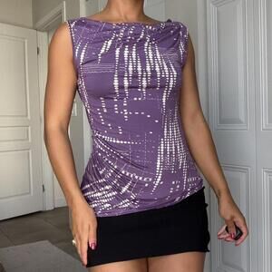 Julien Macdonald Women's Purple Blous